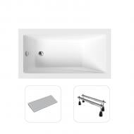 Ванна акриловая Helmken Rivana 205G2700D0 129,5х69,5 см комплект 3 в 1