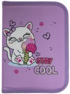Пенал школьный Сool Kitten 25002C CLASS сиреневый