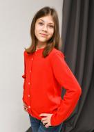 Для девочки ART KNIT Дженис р.116–122 оранжевый