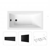 Ванна акриловая Helmken Rivana 2773Y7447X 129,5х69,5 см комплект 4 в 1