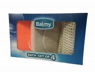 Губка банна Balmy Naturel 4 шт. 02151