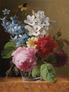 Набор для творчества со стразами на подрамнике Цветочный букет Худ. Jan Frans van Dael 40x50 см GoToArt Набор для творчества со стразами на подрамнике Цветочный букет Худ. Jan Frans van Dael 40x50 см GoToArt