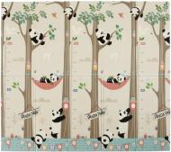 Игровой термоковрик Bambinelli двухсторонний сложенный Cartoon Panda 180х200х1 см в сумке