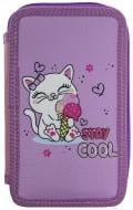 Пенал шкільний Сool Kitten 25302C CLASS бузковий