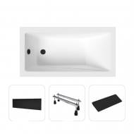 Ванна акриловая Helmken Rivana 8507188D6B 129,5х69,5 см комплект 4 в 1