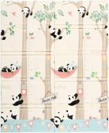 Игровой термоковрик Bambinelli сложенный Cartoon Panda 150х180х2 см в сумке