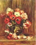 Набір для творчості зі стразами Натюрморт з анемонами Худ. Pierre -Auguste Renoir 30х40 см GoToArt