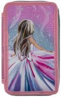 Пенал шкільний Girl's Dreams 25305C CLASS рожевий із малюнком