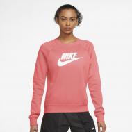 Свитшот Nike W NSW ESSNTL FLC GX CREW BV4112-814 р. S оранжевый