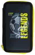 Пенал шкільний Football&quot 25308C CLASS чорний із малюнком