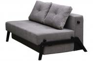 Кровать-диван прямой Флип L Дорис 15 светло-серый 1500x1050x900 мм