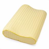 Наволочка Satin Stripe №10014 30-0003 Intense Yellow (высота 10 см) 43x59 см бежевый MirSon