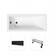 Ванна акриловая Helmken Rivana 870A6027B0 137,5х69 см комплект 3 в 1