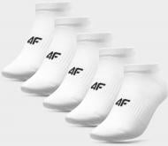 Шкарпетки 4F SOCKS CAS F214 (5PACK) 4FWAW23USOCF214-10S р.35-38 білий