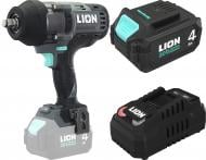 Гайковерт акумуляторний LION BW3-20BL-1000NM з акумулятором і зарядним пристроєм 1000 Нм