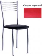 Стул обеденный AMF Art Metal Furniture Олли хром к/з Скаден красный/хром