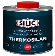 УЦЕНКА! Краска SILIC Thermosilan термостойкая черная мат 0,7л (УЦ №3595)
