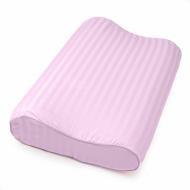 Наволочка Satin Stripe №10017 30-0007 Pink (высота 10,5 см) 40x58 см розовый MirSon