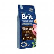 Корм сухий для собак для усіх порід Brit Premium для собак з надмірною вагою з індичкою 15 кг