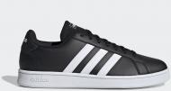 Кроссовки мужские зимние Adidas GRAND COURT BASE EE7900 р.40 2/3 черные