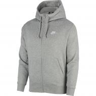 Джемпер Nike M NSW CLUB HOODIE FZ BB BV2645-063 р.3XL серый Джемпер Nike M NSW CLUB HOODIE FZ BB BV2645-063 р.3XL серый