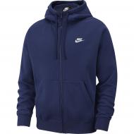 Джемпер Nike M NSW CLUB HOODIE FZ BB BV2645-410 р. 3XL синий