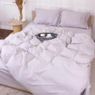 Комплект постельного белья Poplin Line 054 Light Gray 220x240 см светло-серый MirSon