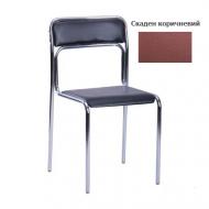 Стул AMF Art Metal Furniture Аскона хром Скаден коричневый