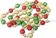 Бусы для елки K-884588 16мм 1,7 м разноцветный