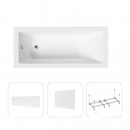 Ванна акриловая Helmken Rivana 182T0949A3 149,5х69,5 см комплект 4 в 1