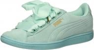 Кроссовки женские демисезонные Puma Vikky Ribbon 36426205 р.38,5 бирюзовые