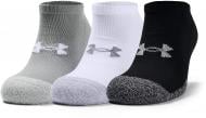 Носки Under Armour Heatgear No Show 1346755-035 р.L серый/белый/черный 3 пари шт.