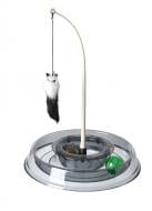 Игрушка для котов AnimAll ACrazZzy Трек с мячом и мышкой серый (144237)