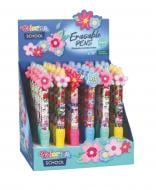 Ручка Colorino пиши-стирай 0,7 синяя Flowers