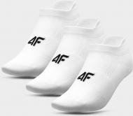 Шкарпетки 4F SOCKS CAS M201 (3PACK) 4FAW23USOCM201-10S р.39-42 білий