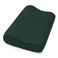 Наволочка Satin Stripe №10026 30-0017 Green (высота 5 см) 29x50 см зеленый MirSon