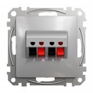 Аудио-розетка акустическая Schneider Electric Sedna Design IP20 алюминий SDD113411