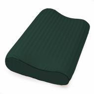 Наволочка Satin Stripe №10026 30-0017 Green (высота 12 см) 43x59 см зеленый MirSon