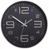 Часы настенные ROSS черный с серебристым 30.5 см