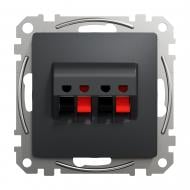 Аудио-розетка акустическая Schneider Electric Sedna Design IP20 черный SDD114411