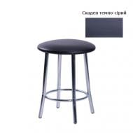 Табурет AMF Art Metal Furniture Талли к/з Скаден темно-серый / хром Табурет AMF Art Metal Furniture Талли к/з Скаден темно-серый / хром