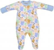 Комбінезон унісекс Татошка з принтом р.56 білий 1502253зкі