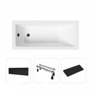 Ванна акриловая Helmken Rivana 38808B8S88 159,5х69,5 см комплект 4 в 1