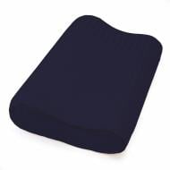 Наволочка Satin Stripe №10030 30-0021 Dark Blue (высота 10,5 см) 32x49 см темно-синий MirSon