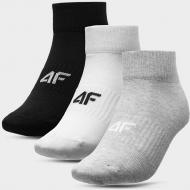 Шкарпетки 4F SOCKS CAS F198 (3PACK) 4FAW23USOCF198-90S р.39-42 різнокольоровий