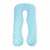 Наволочка №10060 Naturale Line Print Gracia 75x140 см бирюзовый/бежевый MirSon