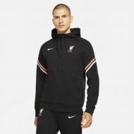 Джемпер Nike LFC MNK DF TRAVEL FLC HD 3/4Z DA9766-010 р. S чорний