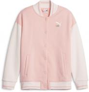Джемпер Puma CLASSICS SWEATER WTHR BOMBER JACKET G 62161763 розовый
