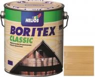 Лазур Helios Boritex Classic 1 безбарвний мат 0,75 л