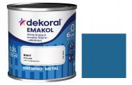 Емаль алкідна Dekoral Емаколь лазуровий глянець 0,2 л